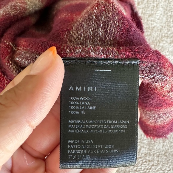 AMIRI Angel-Print Plaid Shirt - Picture 6 of 7